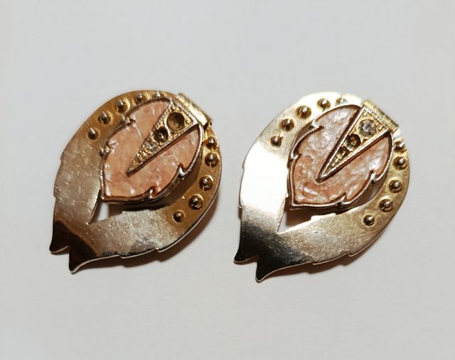 Pendientes vintage dorados