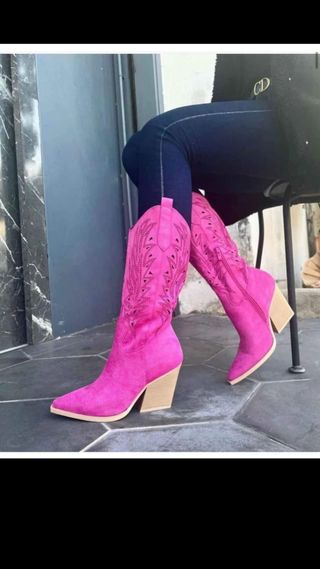 Botas fucsia
