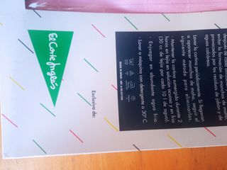 Cortina baño rosa El Corte Inglés 180x190cm