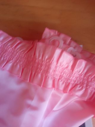 Cortina baño rosa El Corte Inglés 180x190cm