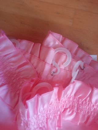 Cortina baño rosa El Corte Inglés 180x190cm