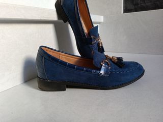 Zapatos planos mujer azul marino talla 36
