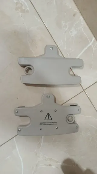 Carrito Bebecar bebé rosa y blanco