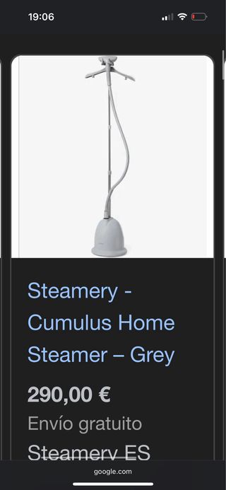 Plancha Vapor Vertical Steamery
