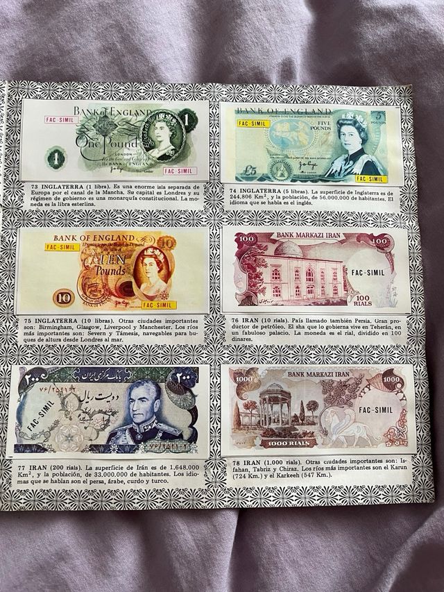 Álbum Dinero de Todos los Países