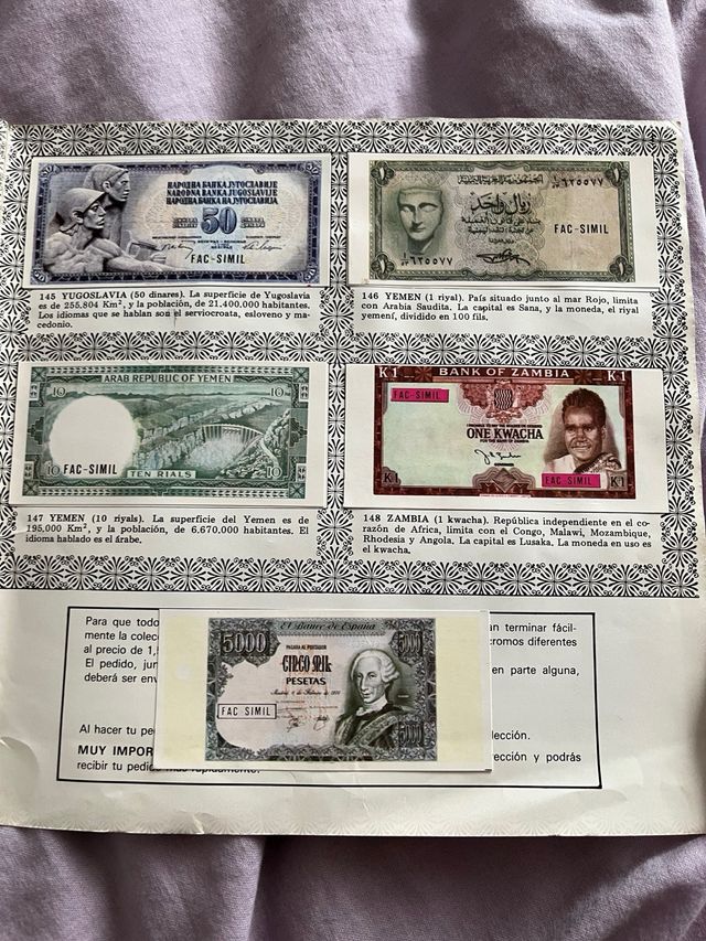 Álbum Dinero de Todos los Países