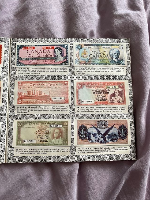 Álbum Dinero de Todos los Países