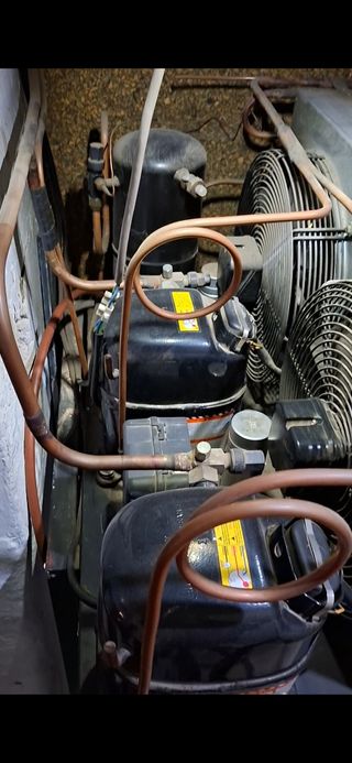 Motor doble cámara frío