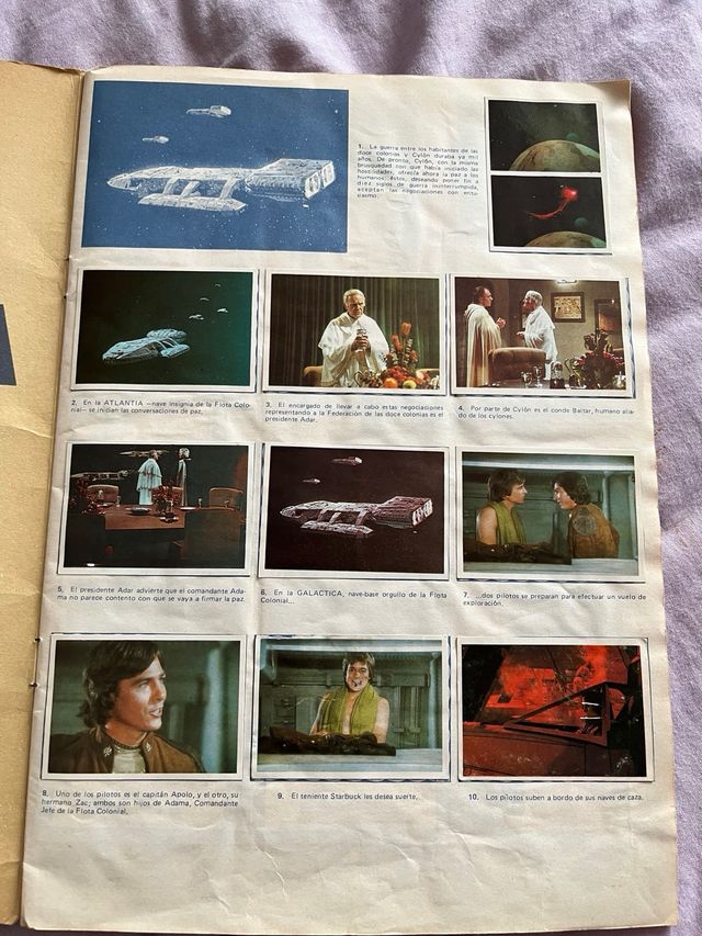 Álbum cromos Galáctica