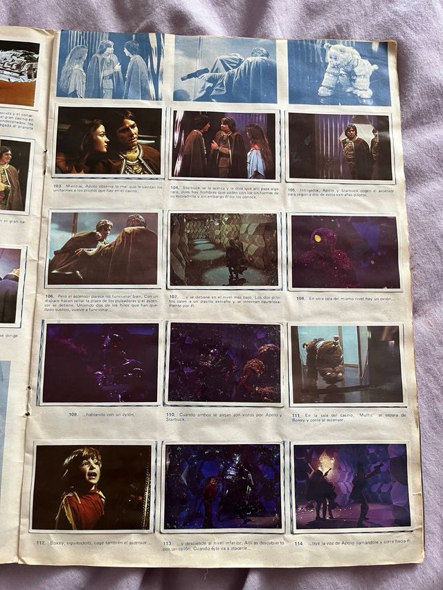 Álbum cromos Galáctica