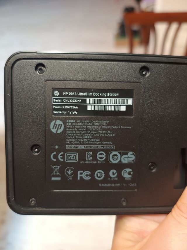 HP 2013 UltraSlim Docking Station