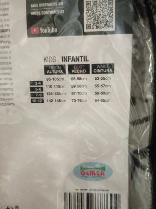 Disfraz Vampiro Niño 3-4