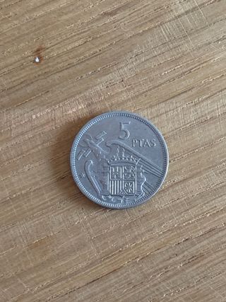 Moneda 5 Pesetas 1957 España