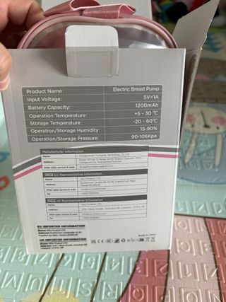 Sacaleches Eléctrico Jheppbay Portátil