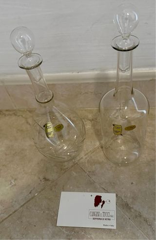 Bottiglie vetro Cangini&Tucci