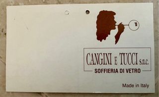 Bottiglie vetro Cangini&Tucci