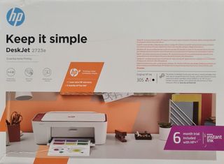 Impresora HP DeskJet 2723e - Roja y Blanca