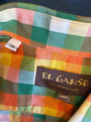 Camisa El Ganso multicolor talla 38