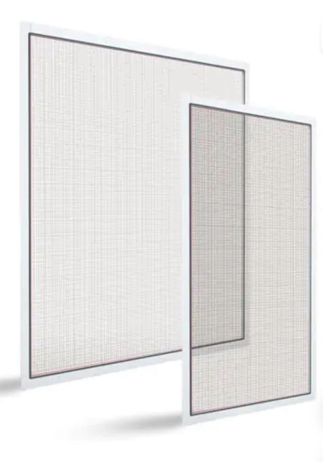 Mosquiteras correderas blancas