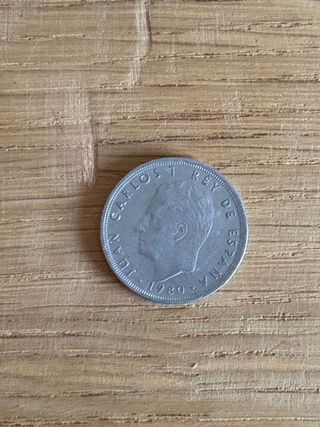 2 Monedas 5 pesetas España 1980-1982