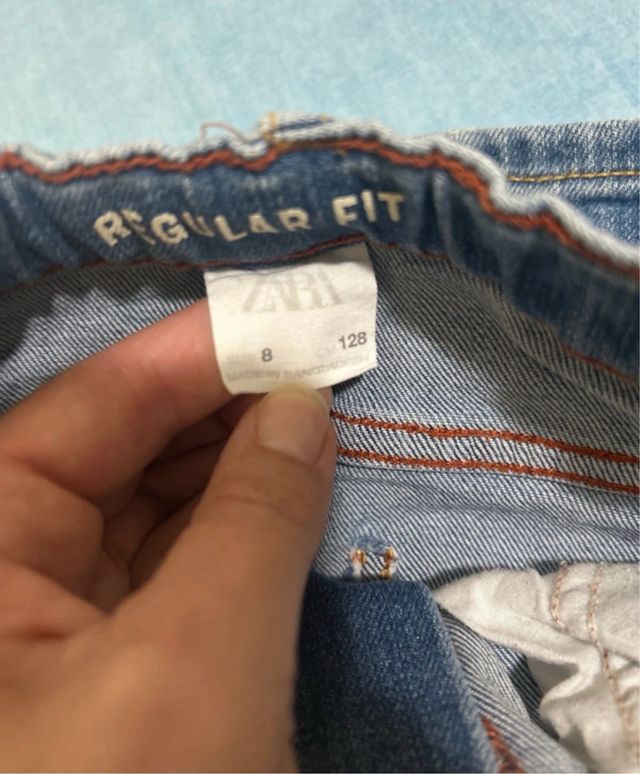 Abrigo niño 7-8 años y pantalón vaquero Zara 8 