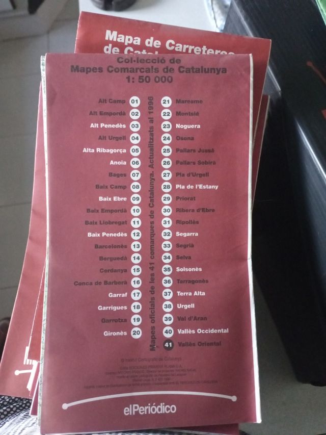 Mapas Comarcales de Catalunya (elPeriódico)