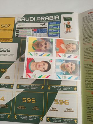 Álbum Mundial 2006 cristiano Zidane vacío panini