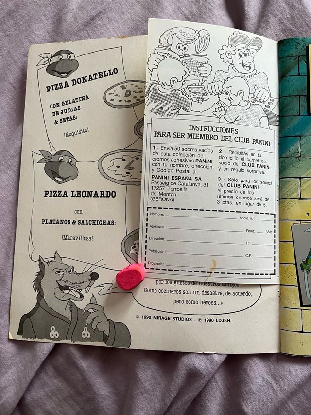 Álbum Tortugas Ninja Panini