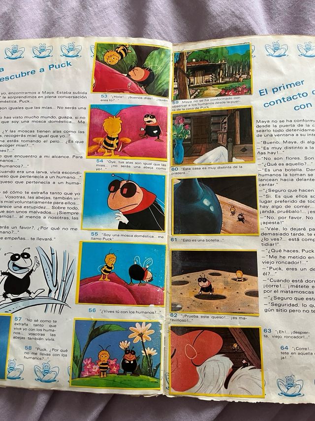 Álbum cromos Abeja Maya