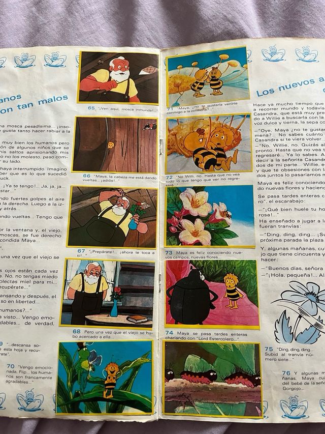 Álbum cromos Abeja Maya