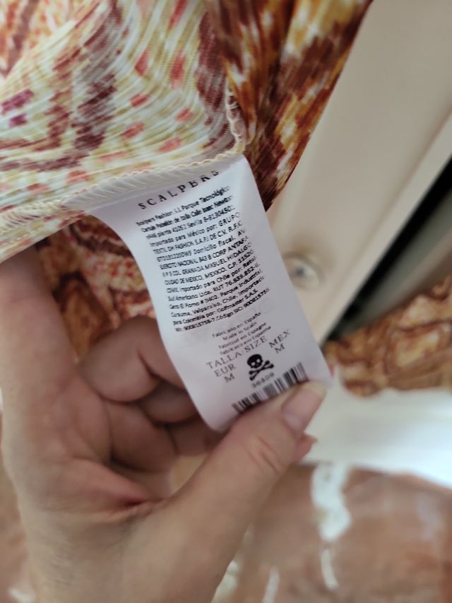 Scalpers conjuntode pantalon y blusa larga talla M