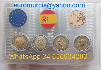 100 capsule con astuccio per monete da 2€