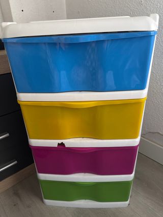 Cajonera 4 cajones - Colores vivos