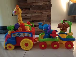 Tren animales Fisher Price interactivo