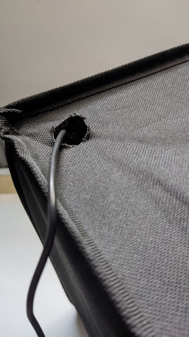 Lámpara 3 luces vintage negra