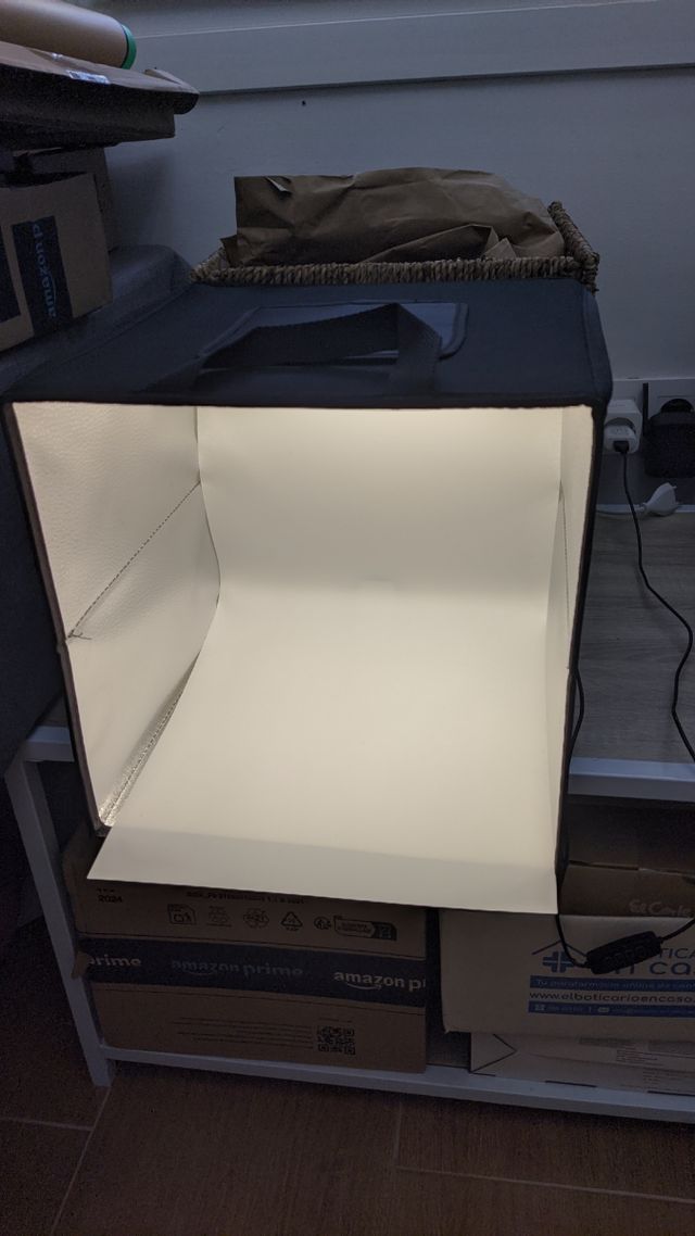 Lámpara 3 luces vintage negra