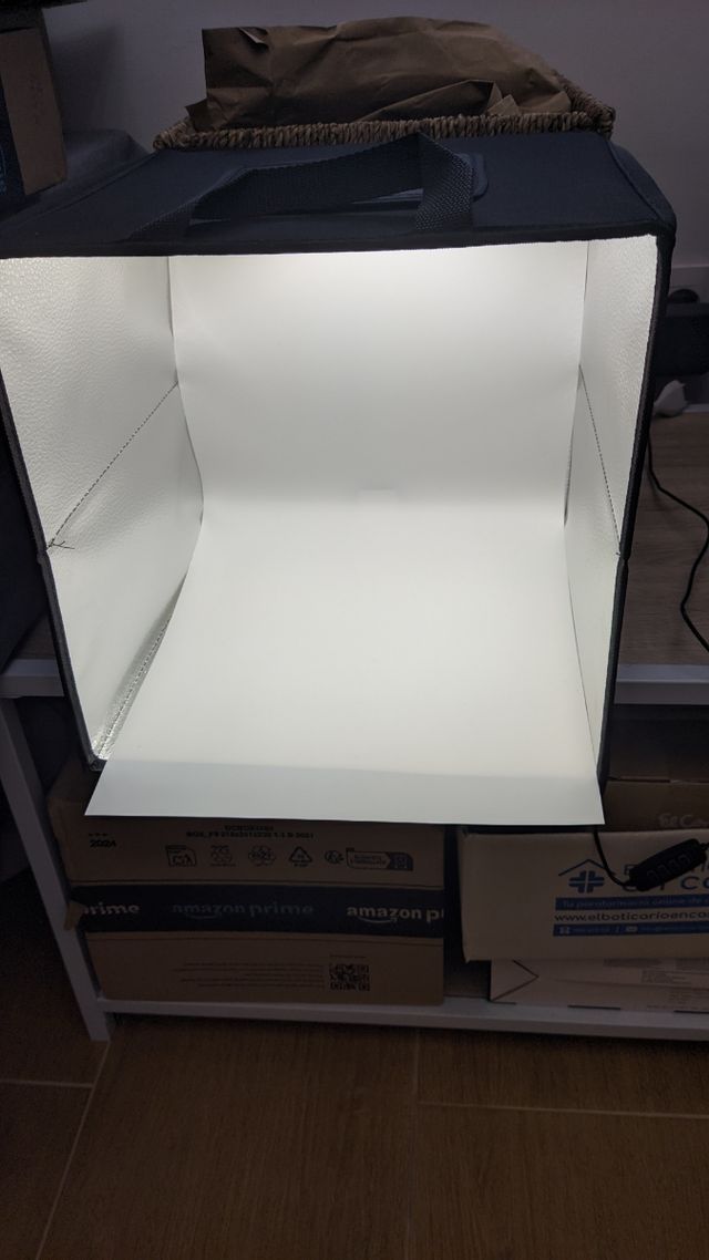 Lámpara 3 luces vintage negra