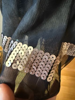 Falda negra tul niña Boboli (talla 6)