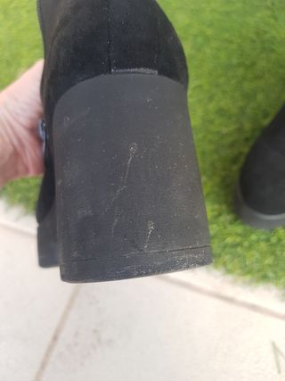 Botines negros plataforma