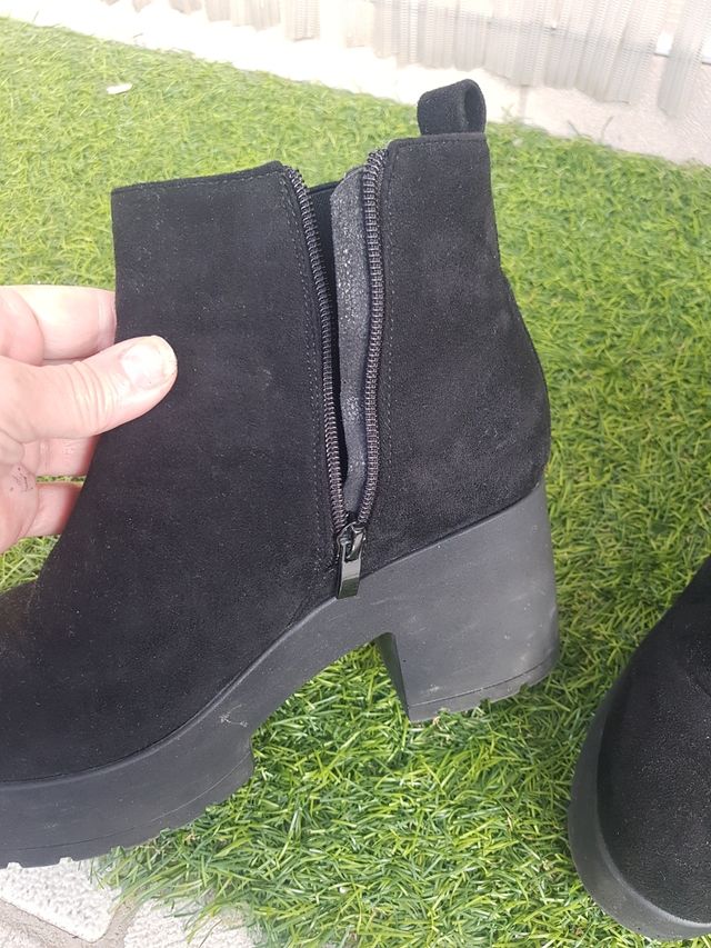 Botines negros plataforma