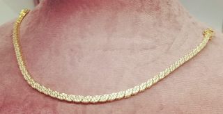 Pulsera de diamantes plata 925 laminado en oro 18k