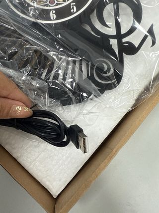 Reloj de vinilo musical LED