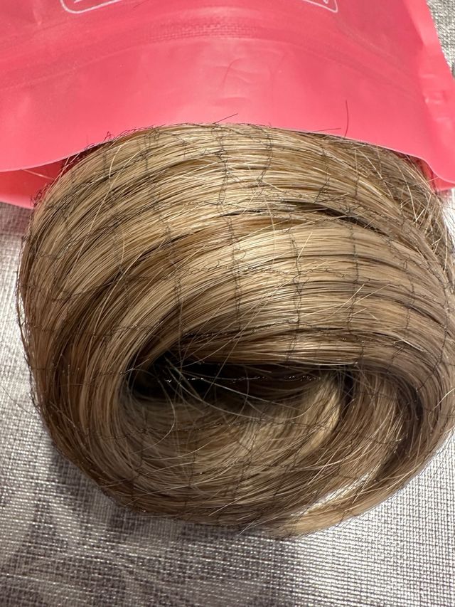 Extensiones pelo castaño con highlights 56cm