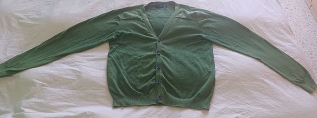 Cárdigan Springfield verde oliva