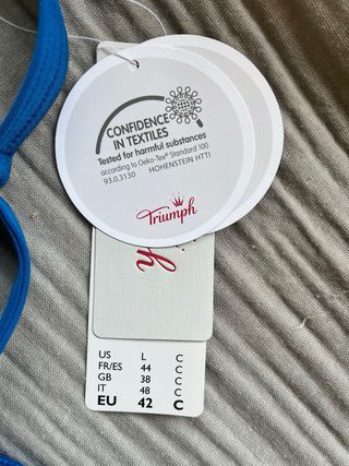 Bikini azul TRIUMPH TALLA: 42C