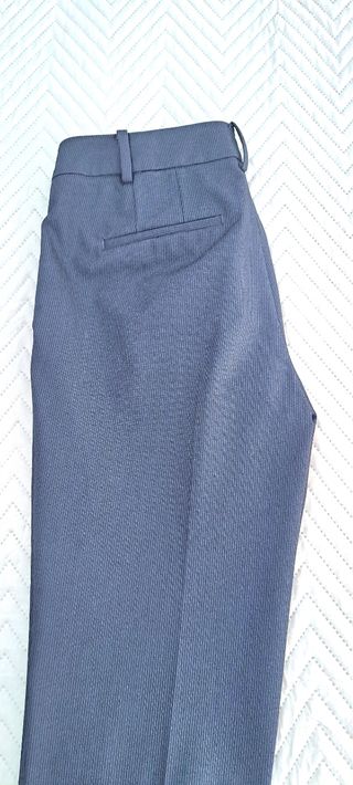 Pantalón vestir Zara Basic - Gris - Talla 5