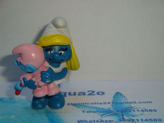 Puffi Puffetta Bimbo 20192 Smurfette With Baby 2A