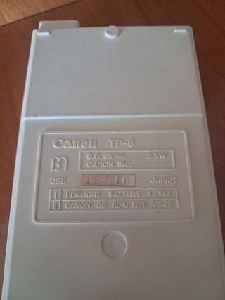 Calculadora Canon TP-8 Retro