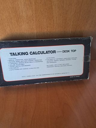 Calculadora Parlante Vintage Ulmost