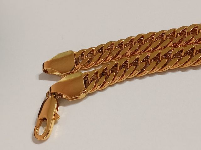 Catena cubana Miami, oro 18 carati